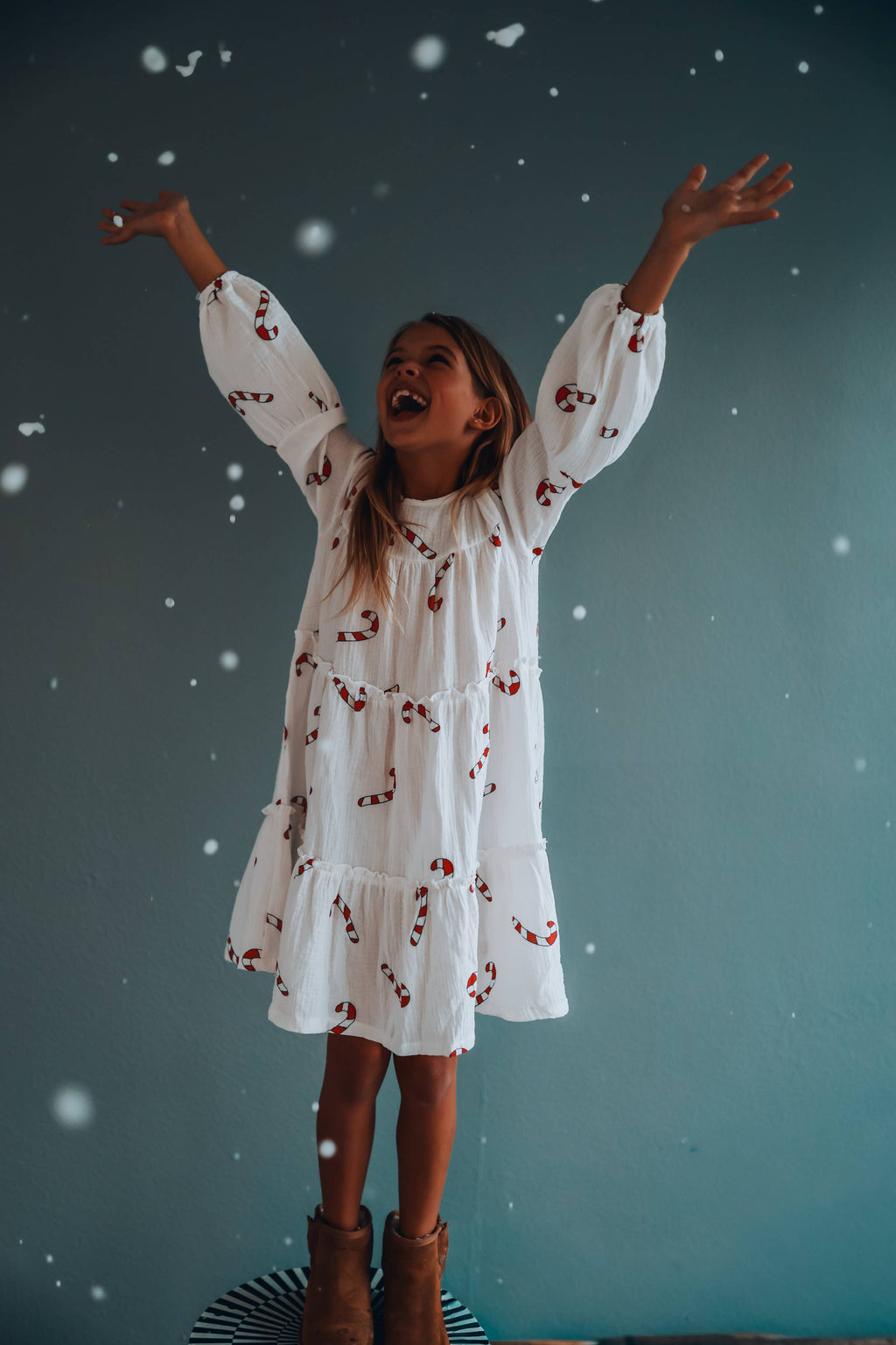CLEMENTINE DRESS | CANDY CANE | GIRLS: CANDY CANE / 3Y