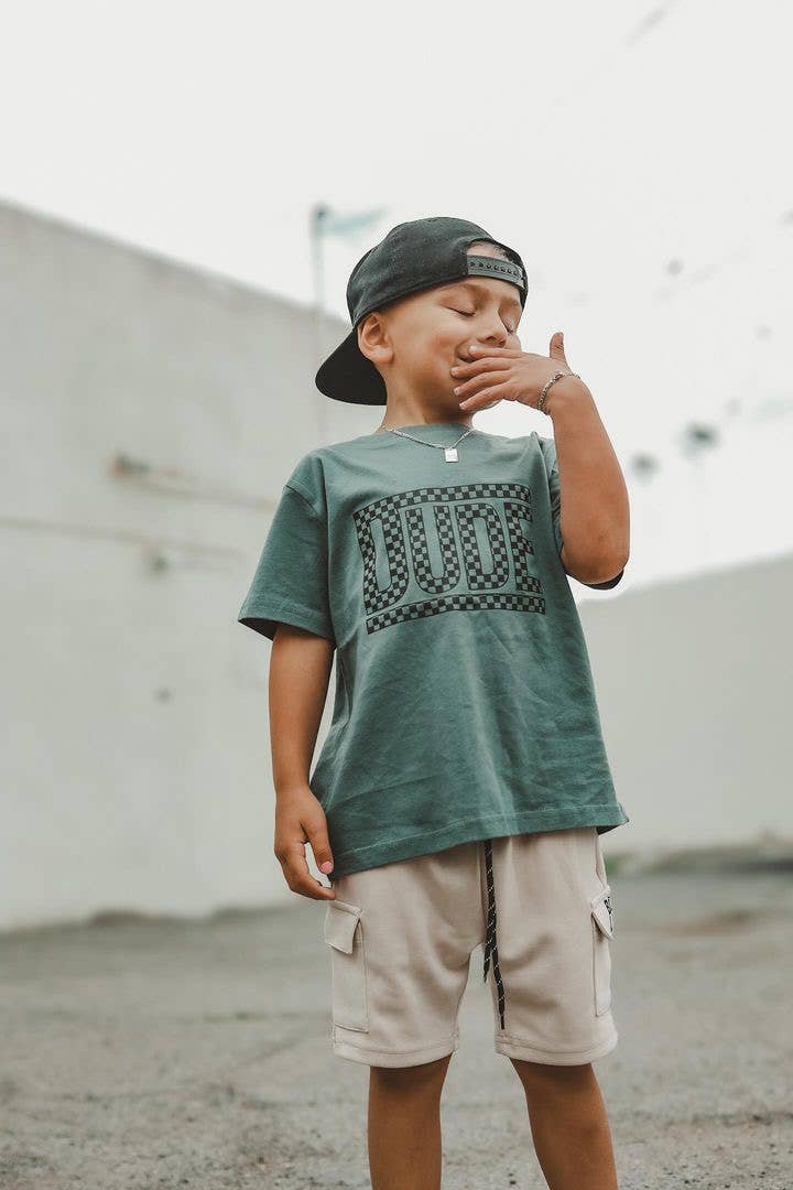 Dude | Boys Tee + Matching Mama : 2T