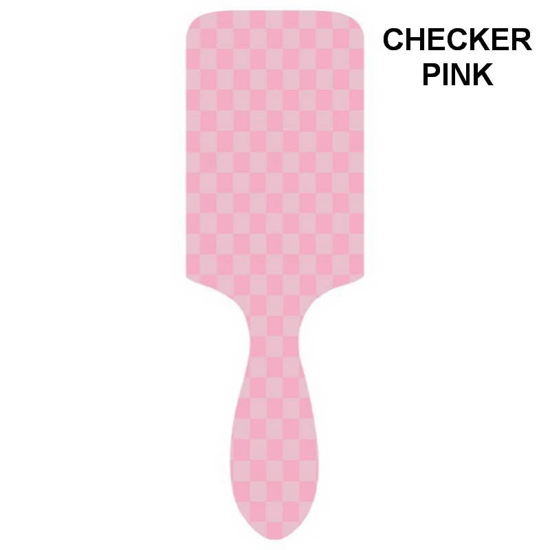 LARGE DETANGLE PADDLE HAIR BRUSH COMB | 40HC100: FLOWER E