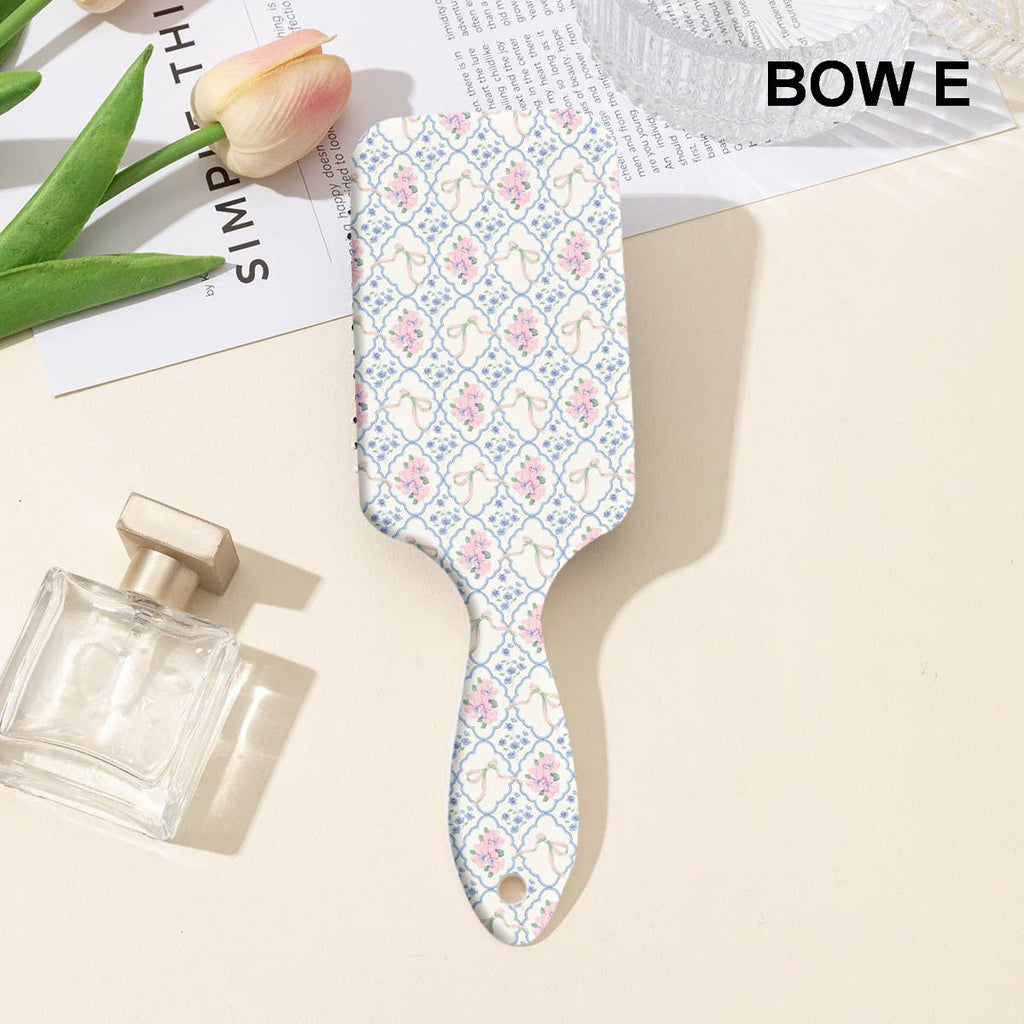 LARGE DETANGLE PADDLE HAIR BRUSH COMB | 40HC100: FLOWER E