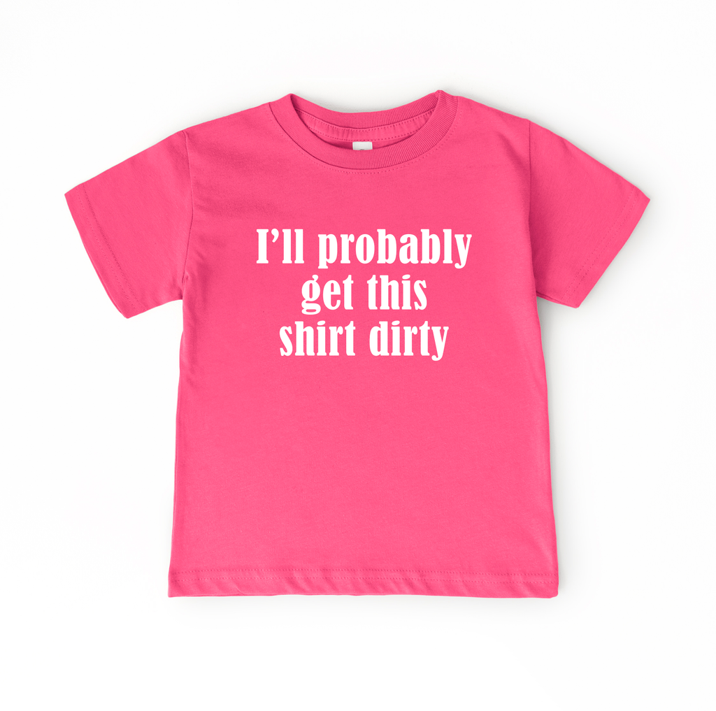 Shirt Dirty | Infant, Toddler, Youth Boys Shirt: Blue / 4T