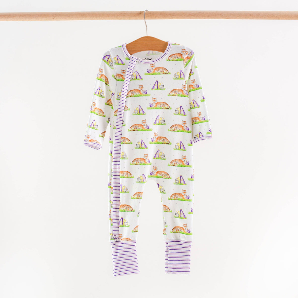 Mascot Mania in Louisiana Organic Cotton Kids Pajamas: 18 Months