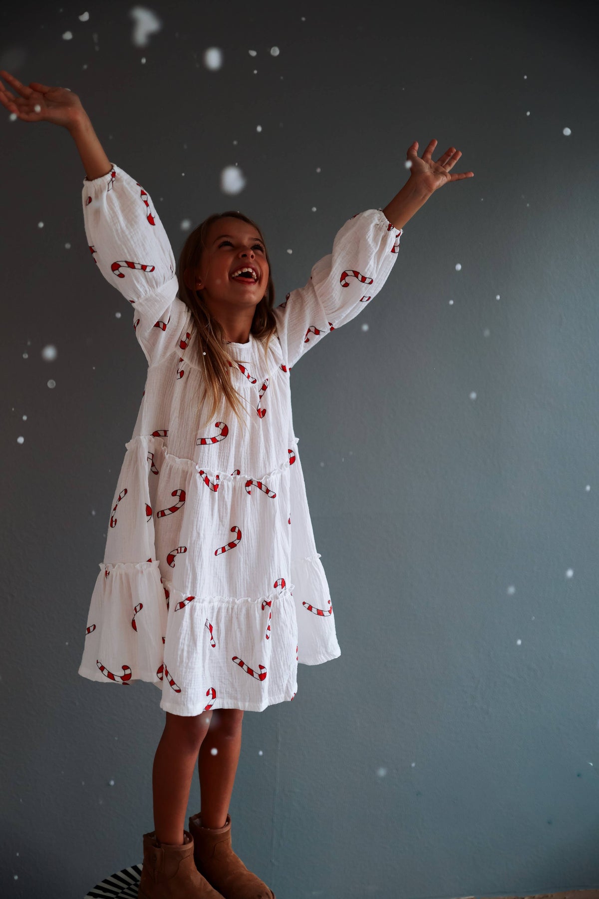 CLEMENTINE DRESS | CANDY CANE | GIRLS: CANDY CANE / 3Y