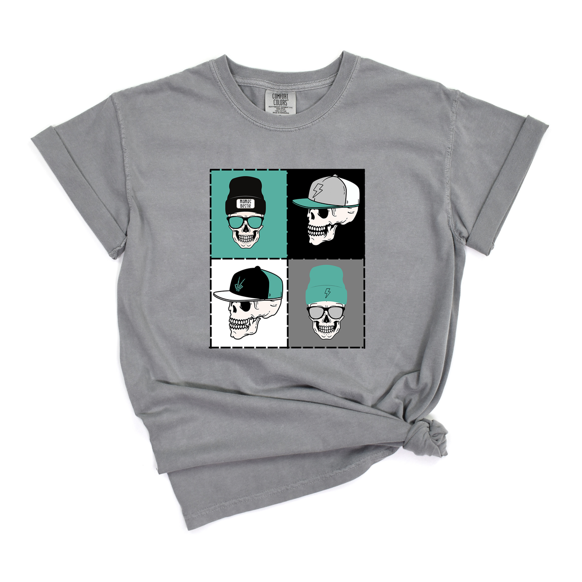 Snapback Skelly | Boys Tee | Comfort Colors: 4/5 (XS)