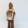SCHOOL TRIBUNE | GREEN | OVERSIZED KIDS TEE: OVERSIZED / 10/11Y
