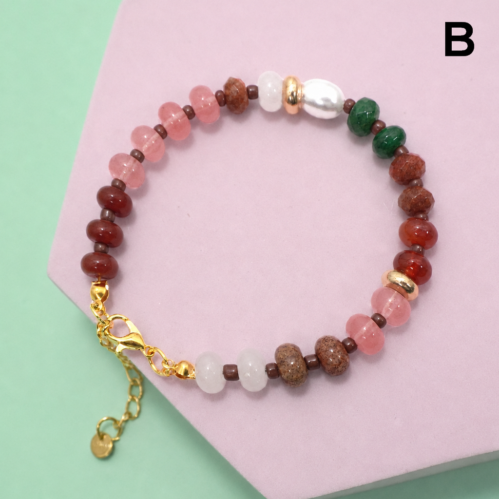 BOHO RESIN BEADED BRACELET | 40B5247: E