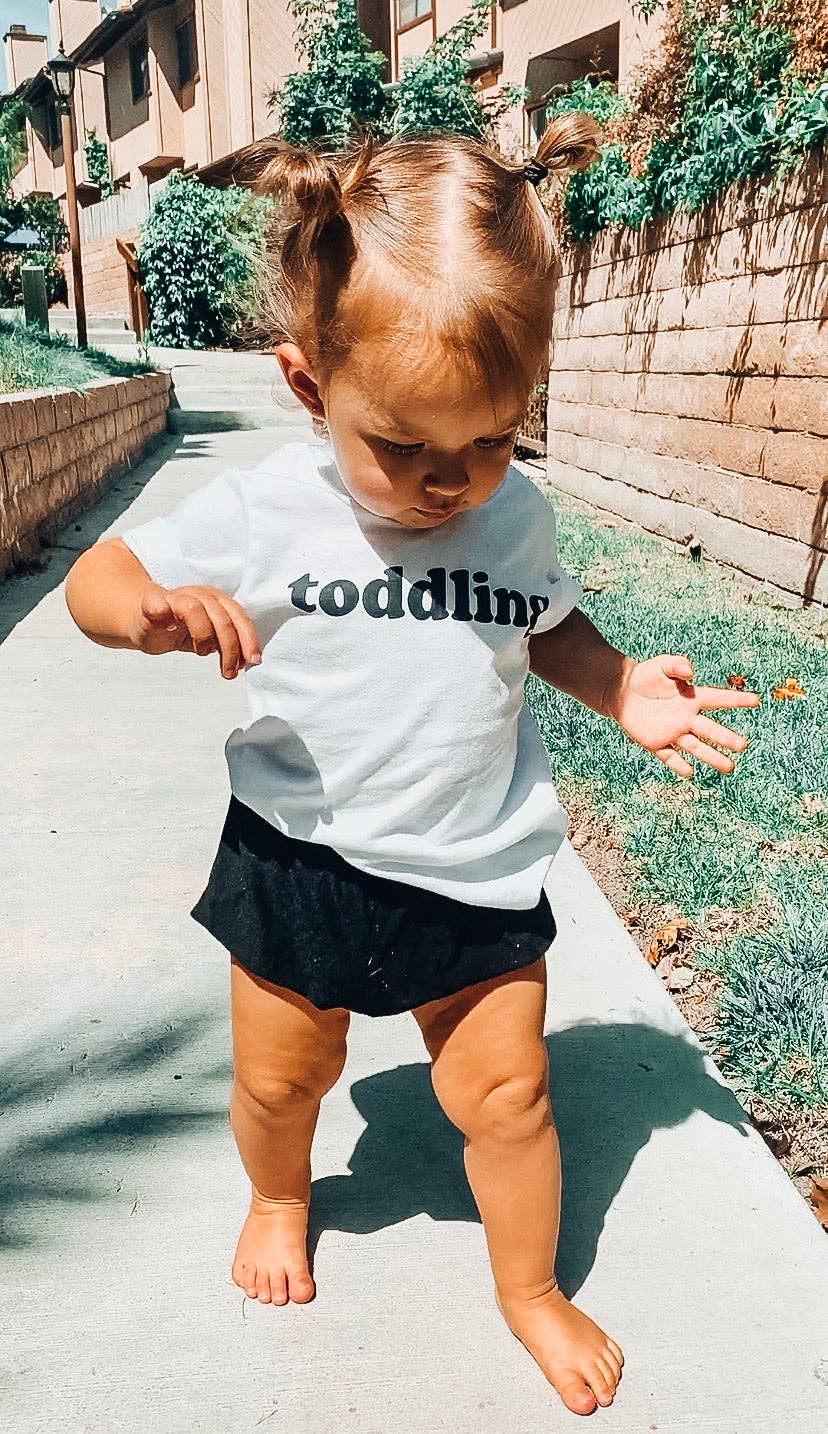 TODDLING | Kids Tee: 18-24M / WHITE