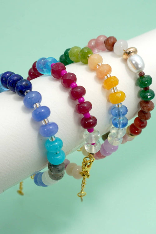 BOHO RESIN BEADED BRACELET | 40B5247: E