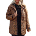 LM-RC-1004 Leopard Raincoat: Leopard / Adult Large
