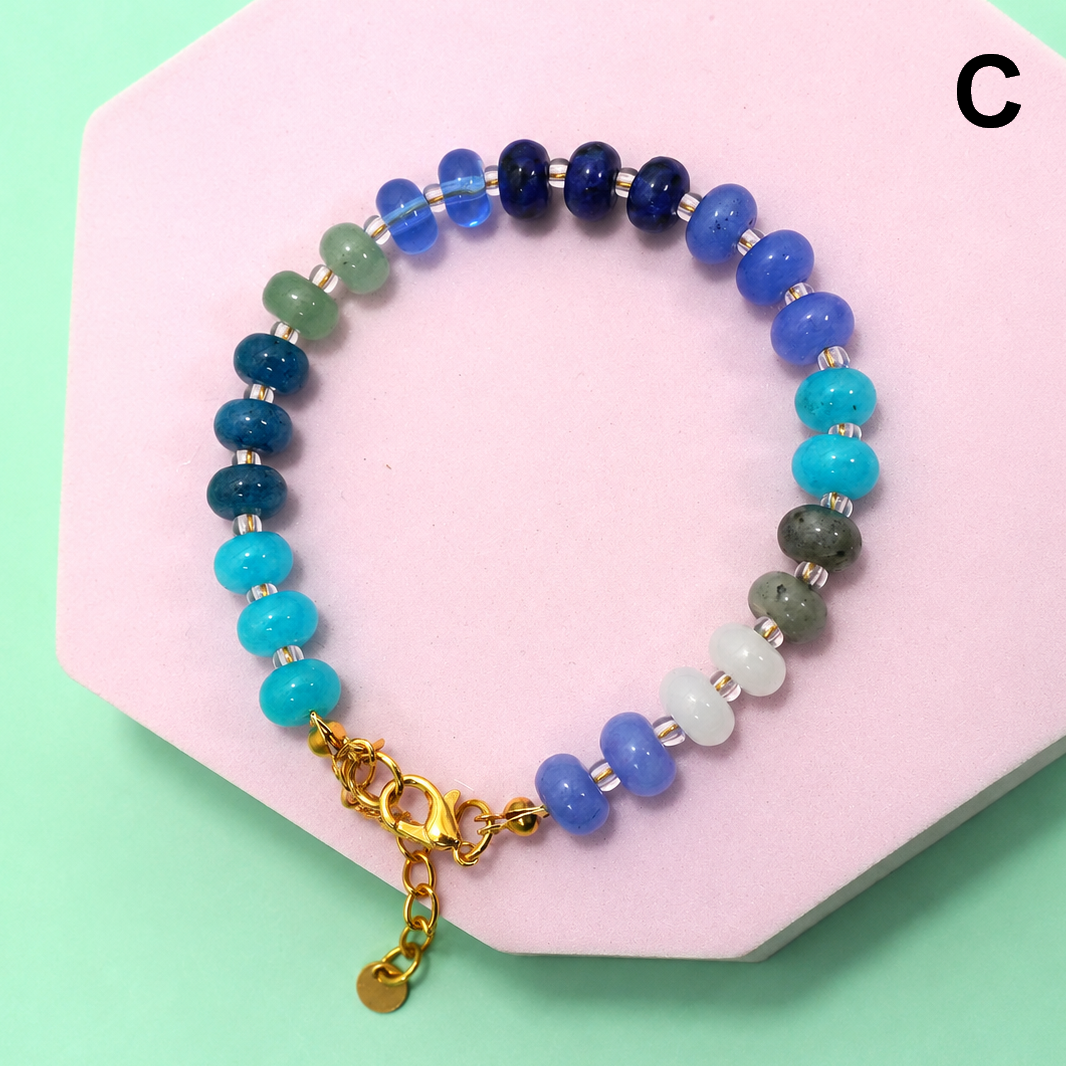 BOHO RESIN BEADED BRACELET | 40B5247: E
