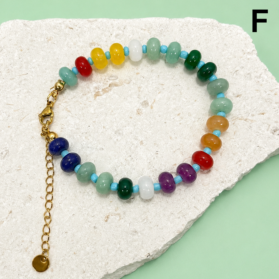 BOHO RESIN BEADED BRACELET | 40B5247: E