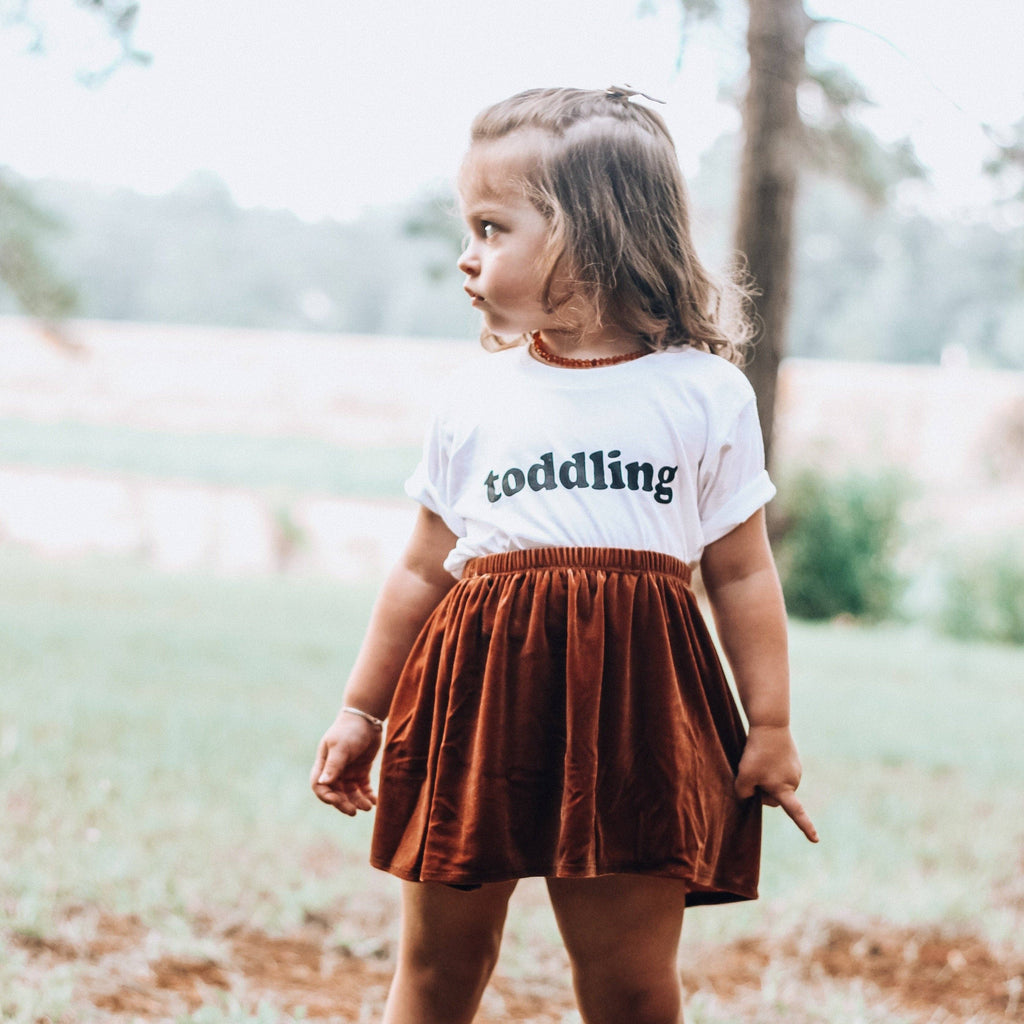 TODDLING | Kids Tee: 18-24M / WHITE