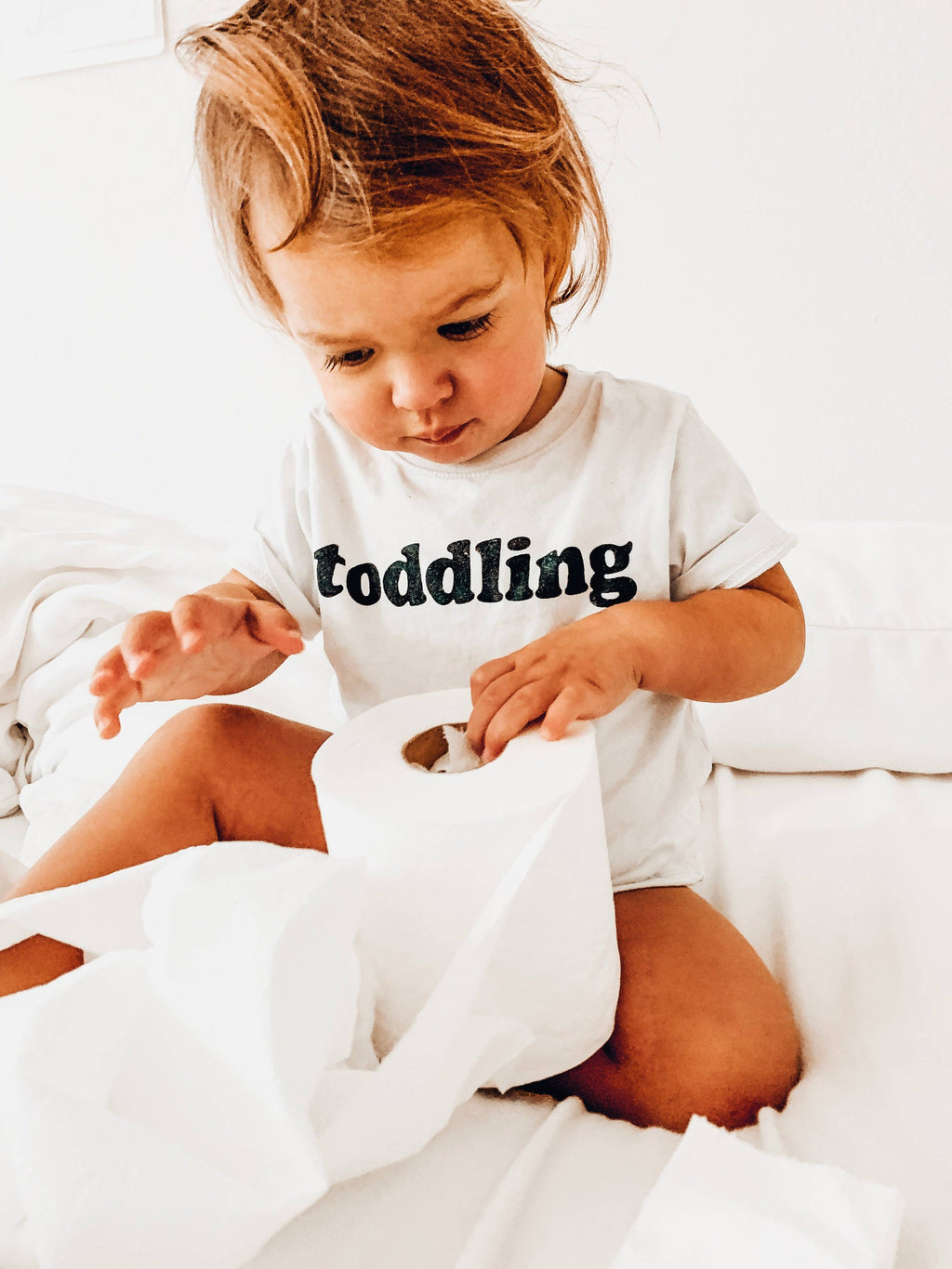 TODDLING | Kids Tee: 18-24M / WHITE