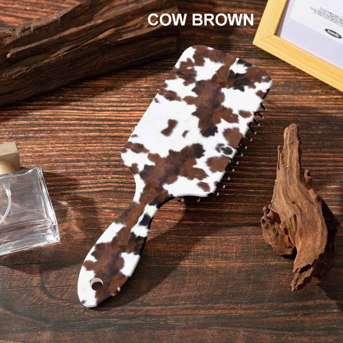 LARGE DETANGLE PADDLE HAIR BRUSH COMB | 40HC100: FLOWER E